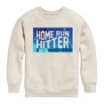 thumbnail image 1 of Instant Message - Home Run Hitter - Toddler & Youth Crewneck Fleece Sweatshirt, 1 of 6