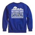 thumbnail image 1 of Instant Message - Home Skiing - Youth Crew Fleece Sweatshirt, 1 of 5