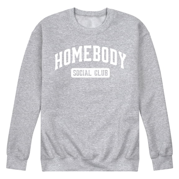 Instant Message - Homebody Social Club - Men's Crew Fleece Sweatshirt