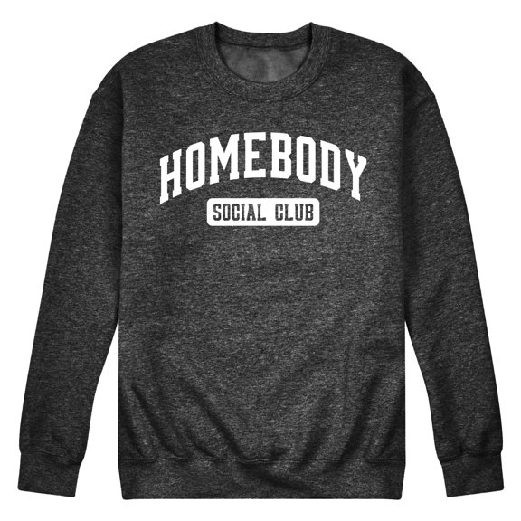 Instant Message - Homebody Social Club - Men's Crew Fleece Sweatshirt