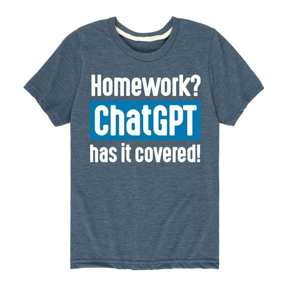 Instant Message - Homework ChatGTP Has It Covered - Toddler And Youth Short Sleeve Graphic T-Shirt