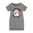thumbnail image 1 of Instant Message - Homework Ghost - Toddler & Youth Girls Fleece Dress, 1 of 6