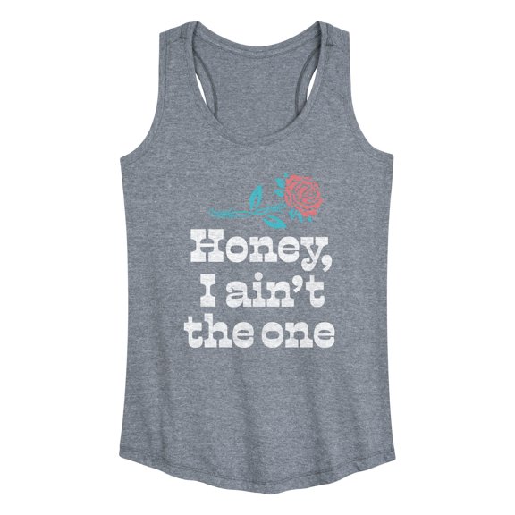 Instant Message - Honey, I Ain't The One - Women's Racerback Tank Top