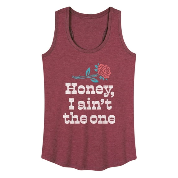 Instant Message - Honey, I Ain't The One - Women's Racerback Tank Top