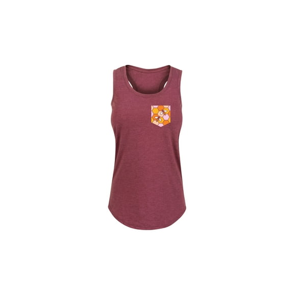 Instant Message - Honeycomb Pocket - Women's Racerback Tank