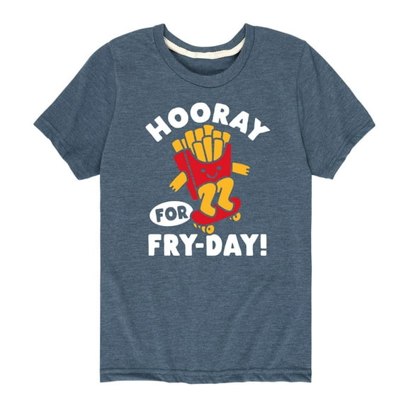 Instant Message - Hooray Fry Day Skater - Youth Short Sleeve Tee