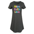 thumbnail image 1 of Instant Message - Hope Faith Love - Women's Any Way Dress, 1 of 6