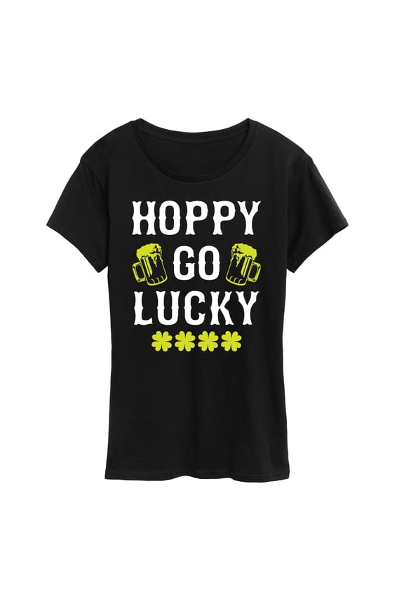 - Hoppy Go Lucky Short Sleeve Graphic T-Shirt