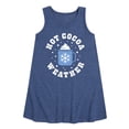 thumbnail image 1 of Instant Message - Hot Cocoa Weather  - Toddler & Youth Girls A-line Dress, 1 of 5