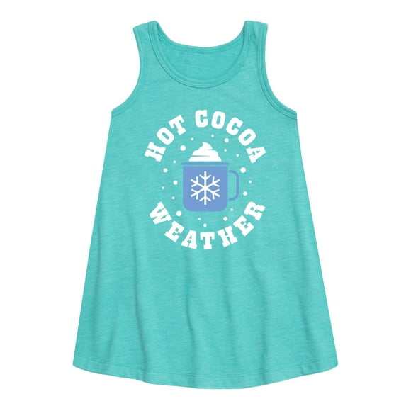 Instant Message - Hot Cocoa Weather - Toddler & Youth Girls A-line Dress