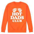 thumbnail image 1 of Instant Message - Hot Dads Club  - Men's Crew Neck Fleece Pullover, 1 of 7
