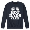 thumbnail image 1 of Instant Message - Hot Dads Club  - Men's Crew Neck Fleece Pullover, 1 of 6
