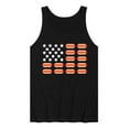 thumbnail image 1 of Instant Message - Hot Dog Flag - Men's Jersey Tank Top, 1 of 6