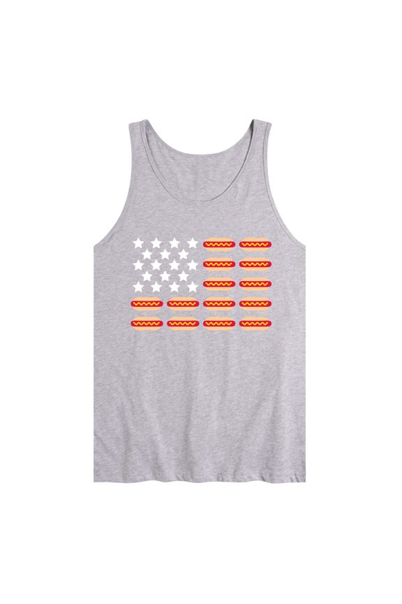 - Hot Dog Flag - Men's Jersey Tank Top
