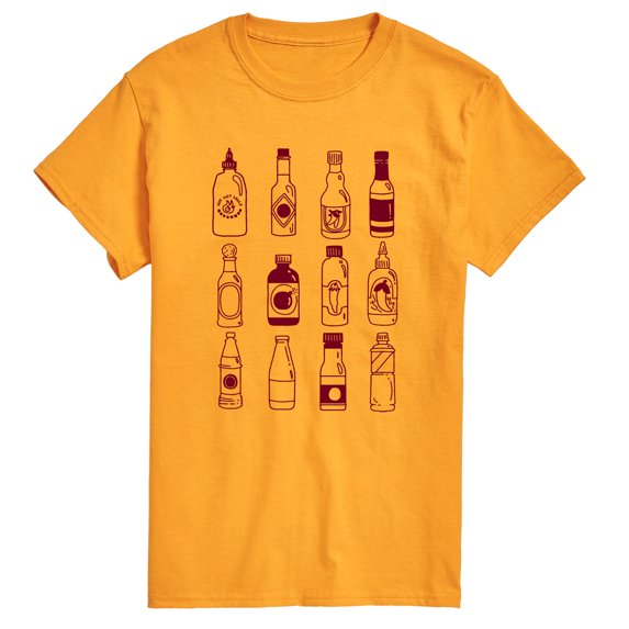 Instant Message - Hot Sauces - Men's Short Sleeve Graphic T-Shirt