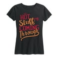 thumbnail image 1 of Instant Message - Hot Stuffing Coming Through - Women's Short Sleeve Graphic T-Shirt, 1 of 5