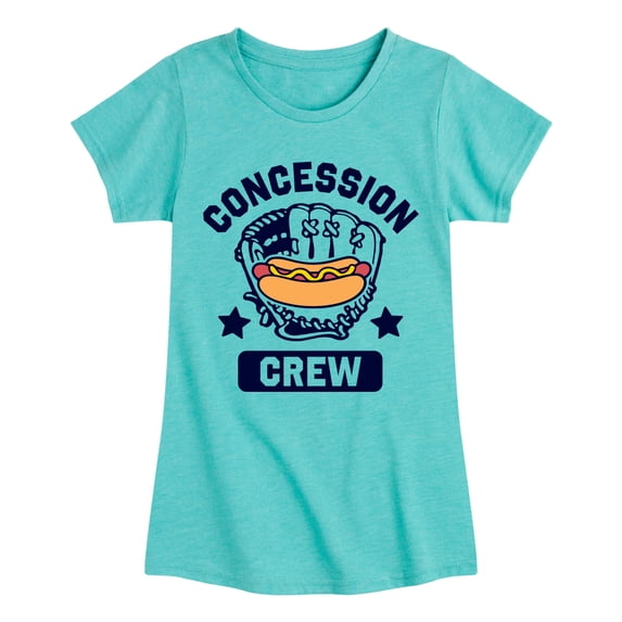 Instant Message - Hot Dog Concession Crew - Youth Girls Fitted Short Sleeve T-Shirt