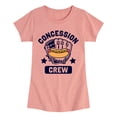 thumbnail image 1 of Instant Message - Hot Dog Concession Crew - Youth Girls Fitted Short Sleeve T-Shirt, 1 of 6