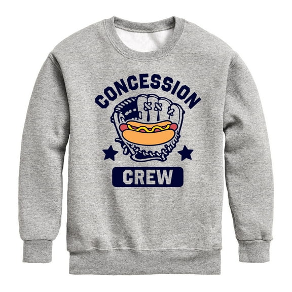 Instant Message - Hotdog Concession Crew - Kids Crew Fleece