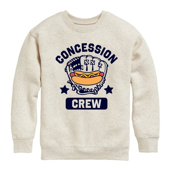 Instant Message - Hotdog Concession Crew - Kids Crew Fleece