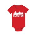 thumbnail image 1 of Instant Message - Houston City Skyline - Infant Baby One Piece, 1 of 5