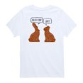 thumbnail image 1 of Instant Message - How Do I Look Chocolate Bunny - Youth Short Sleeve Tee, 1 of 5