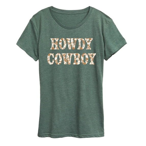 Instant Message - Howdy Cowboy Short Sleeve Graphic T-Shirt