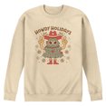 thumbnail image 1 of Instant Message - Howdy Holidays - Men's Long Sleeve Crew Fleece Sweatshirt, 1 of 4