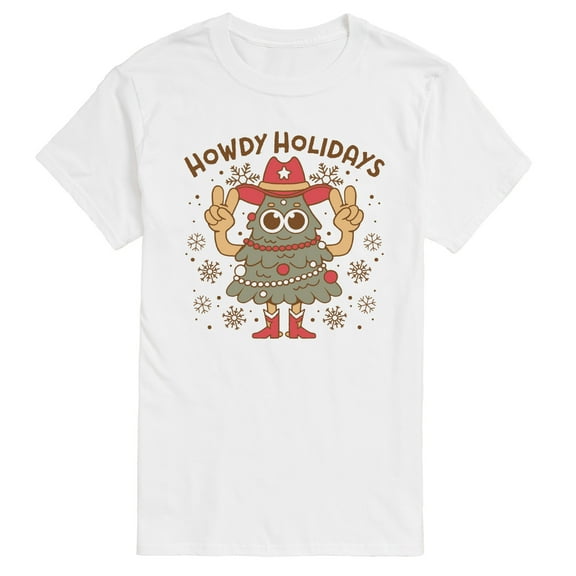 Instant Message - Howdy Holidays - Men's Short Sleeve Graphic T-Shirt