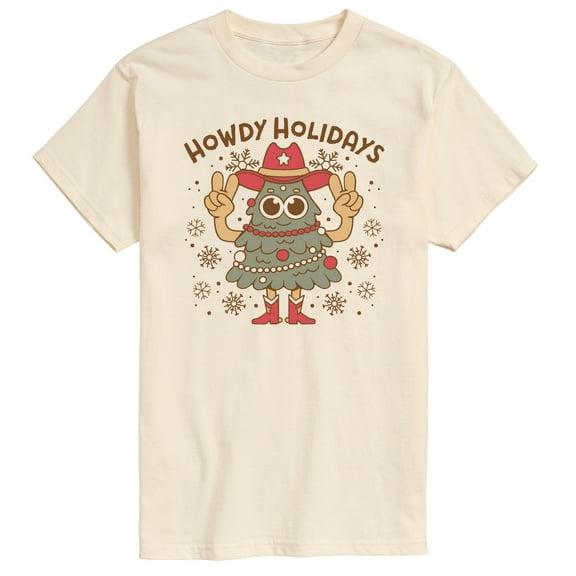 Instant Message - Howdy Holidays - Men's Short Sleeve Graphic T-Shirt