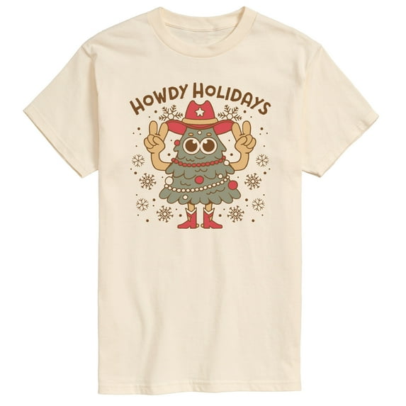 Instant Message - Howdy Holidays - Men's Short Sleeve Graphic T-Shirt