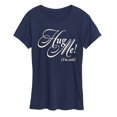 thumbnail image 1 of Instant Message - Hug Me Im Cold - Women's Short Sleeve Graphic T-Shirt, 1 of 5