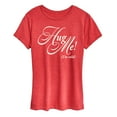 thumbnail image 1 of Instant Message - Hug Me Im Cold - Women's Short Sleeve Graphic T-Shirt, 1 of 5