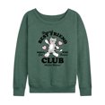 thumbnail image 1 of Instant Message - Humans Best Friend Club Cat - Women's Lightweight French Terry Long Sleeve Shirt, 1 of 6