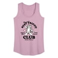 thumbnail image 1 of Instant Message - Humans Best Friend Club Cat - Women's Racerback Tank Top, 1 of 6
