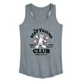 thumbnail image 1 of Instant Message - Humans Best Friend Club Cat - Women's Racerback Tank Top, 1 of 6