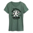thumbnail image 1 of Instant Message - Humans Best Friend Club Cat - Women's Short Sleeve Graphic T-Shirt, 1 of 6
