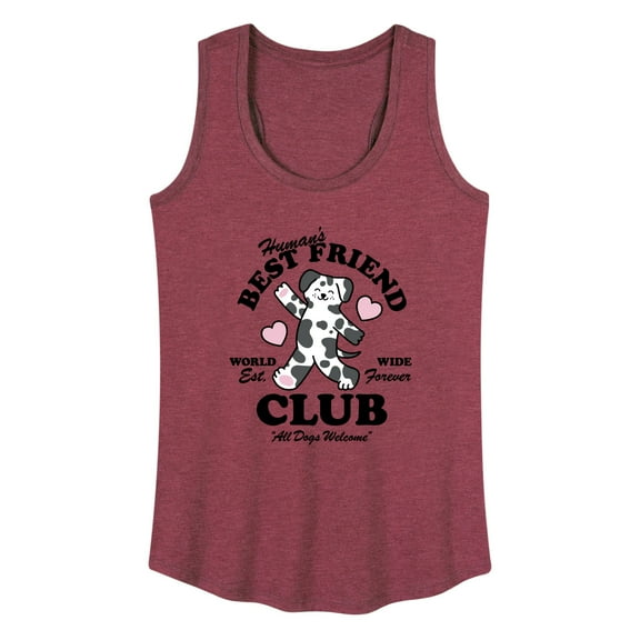 Instant Message - Humans Best Friend Club Dog - Women's Racerback Tank Top