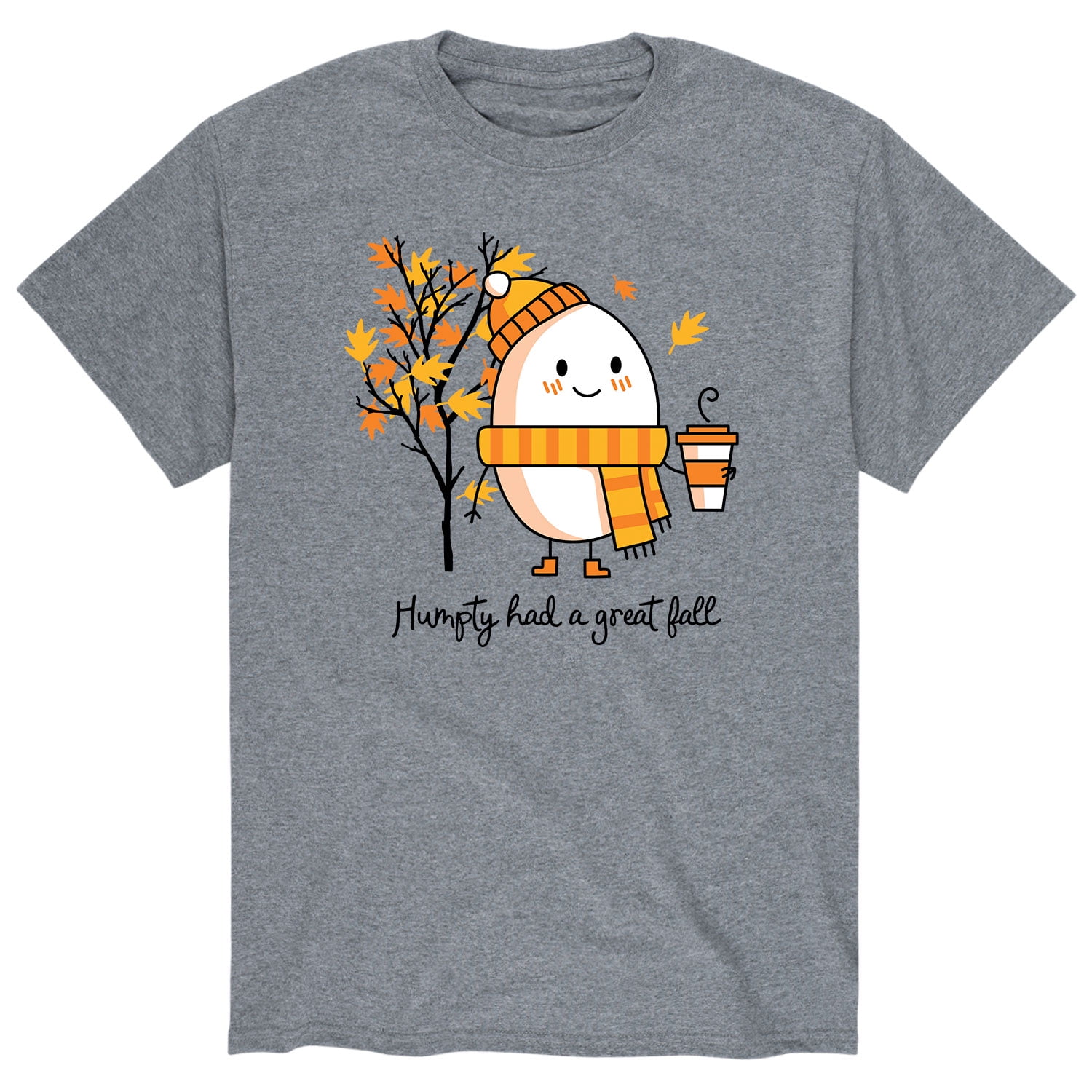 Instant Message Humpty Had A Great Fall Men s Short Sleeve Graphic T Shirt