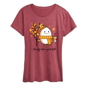 INSTANT MESSAGE - Humpty Had A Great Fall - Women's Short Sleeve Graphic T-Shirt