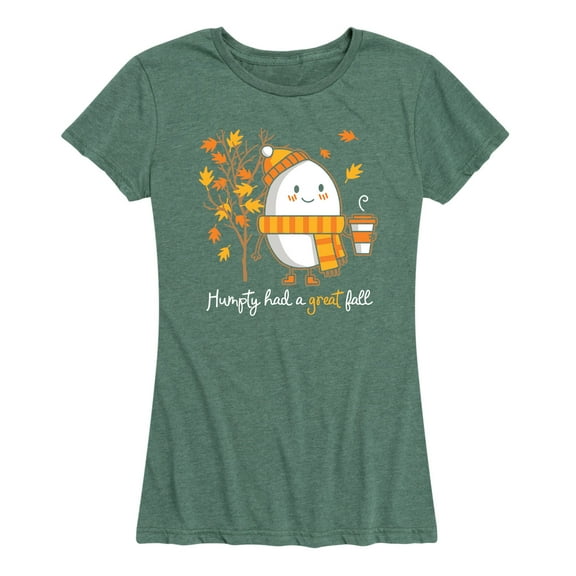Instant Message - Humpty had a Great Fall - Women's and Women's Plus Size Graphic T-Shirt