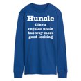 thumbnail image 1 of Instant Message - Huncle - Men's Long Sleeve T-Shirt, 1 of 6