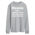 thumbnail image 1 of Instant Message - Huncle - Men's Long Sleeve T-Shirt, 1 of 6