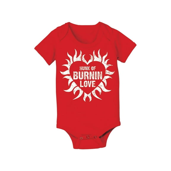 Instant Message - Hunk Of Burnin Love - Infant Baby One Piece