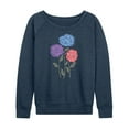 thumbnail image 1 of Instant Message - Hydrangeas - Women's Lightweight French Terry Long Sleeve Shirt, 1 of 6