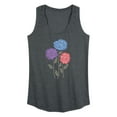 thumbnail image 1 of Instant Message - Hydrangeas - Women's Racerback Tank Top, 1 of 6