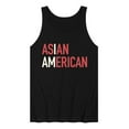 thumbnail image 1 of Instant Message - I Am Asian American  - Men's Jersey Tank Top, 1 of 6