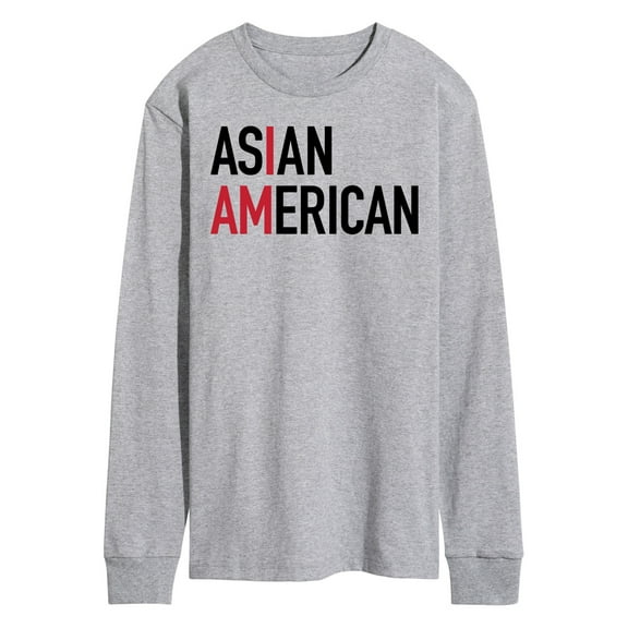 Instant Message - I Am Asian American - Men's Long Sleeve T-Shirt