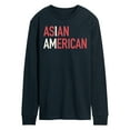 thumbnail image 1 of Instant Message - I Am Asian American  - Men's Long Sleeve T-Shirt, 1 of 6