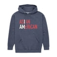 thumbnail image 1 of Instant Message - I Am Asian American  - Men's Pullover Hooded Fleece Sweatshirt, 1 of 7